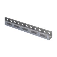 Profil U typu UC, perforowany, stal, PG, 30mmx30mmx2mm, UC202000PG | 312200 Erico