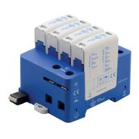 Ochrona przeciwprzepięciowa na szynę  DIN DT2, klasa II, tryb 3+1, 240V Un | DT230031R Erico