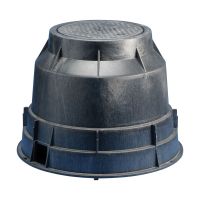 Obudowa rewizyjna z wycięciem na rurę osłonową, HDPE | T416C Erico