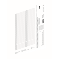 Karta opisowa do użytku z obudowami UK600 standard/media/combi, UZT5 | 2CPX031429R9999 ABB
