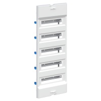 Maskownica z szyną DIN oraz listwami N+PE quick do użytku z obudowami UK66…, UZS660B | 2CPX031143R9999 ABB