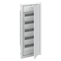 Obudowa 60M z ramką, drzwiami i listwami N+PE quick, UK660N4 | 2CPX031373R9999 ABB