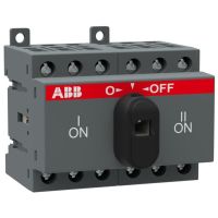 Przełącznik (I-0-II) 3P 25A 9kW, bez wałka i rączki, OT25F3C | 1SCA104863R1001 ABB