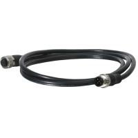Kabel Jokab Safety (1m) 5x0,34mm² ekranowany, złącza żeńskie/męskie proste M12-5pin, M12-C112 | 2TLA020056R2000 ABB