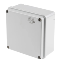 Puszka LUCA 100x100x50mm z przykręcaną pokrywą, IP55, RAL 7035 szara, M008460000 | M008460000 ABB