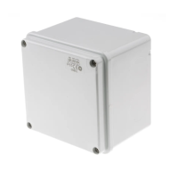 Puszka LUCA 100x100x80mm z przykręcaną pokrywą, IP55, RAL 7035 szara, M008510000 | M008510000 ABB