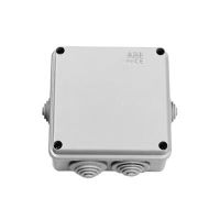 Puszka LUCA 65x65x32mm z dławikami kablowymi i wciskaną pokrywą, IP44, RAL 7035 szara, M008100000 | M008100000 ABB