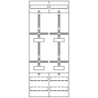 Pole licznikowe OH4 szerokość 2 kolumny, 2ZF41 | 2CPX033608R9999 ABB