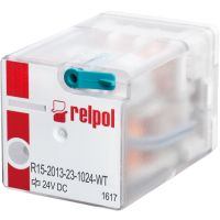 Przekaźnik IP40 24VDC 3P 10A, R15-2013-23-1024-WK-PKP | 863888 Relpol