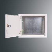 Rozdzielnica n/t z płytą montaż. RZ 1NN z płytą 237x288x175; IP30; RAL 9003 | RZ 1NN z płytą Kubiak