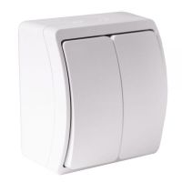 Łącznik świecznikowy n/t IP44 biały XW-2 | 015201 Viplast