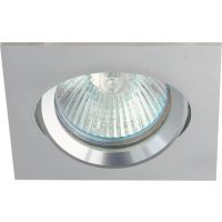 Oprawka halogenowa oczko aluminiowe kwadratowe regulowane aluminium LIZZY DTL50 PA16V-Q-AL bez gniaz | FF002249.0 Faroform