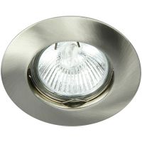 Oprawka halogenowa oczko aluminiowe okrągłe stałe mat chrom DITO DS02B-CM bez gniazda | FF002190.0 Faroform