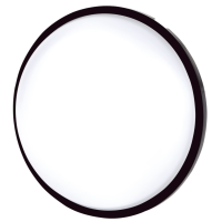 Plafon LED czarny DARA ROUND B 20W NW | GXPS025 Grelux