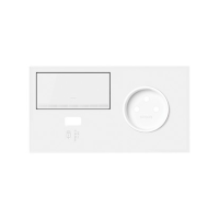 Panel 2-krotny: 1 gniazdo + 1 ściemniacz + 1 ładowarka USB (prawa strona) biały mat Simon 100 | 10020227-230 Kontakt Simon