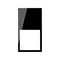 Ramka minimal pionowa 2-krotna, 2x1/2 czarny Simon 100 | 10002620-138 Kontakt Simon