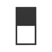 Ramka minimal pionowa 2-krotna, 2x1/2 czarny mat Simon 100 | 10002620-238 Kontakt Simon