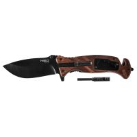 Nóż survivalowy składany 22 cm 6 w 1 | 63-107 NEO TOOLS