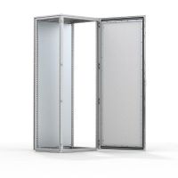 Obudowa stojąca modułowa metalowa 2000x400x600 IP55 bez płyty montaż. drzwi pojed. RAL7035 MCS20046R | MCS20046R5 Hoffman (Eldon)
