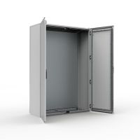 Obudowa stojąca kompaktowa metalowa 1600x1200x400 IP55 z płytą montaż.drzwi podw.RAL7035 MKD16124R5 | MKD16124R5 Hoffman (Eldon)