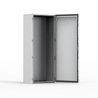 Obudowa stojąca kompaktowa metalowa 1400x800x400 IP55 zpłytą montaż.drzwi pojedyn.RAL7035 MKS14084R5 | MKS14084R5 Hoffman (Eldon)