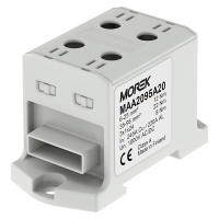 Zacisk uniwersalny, złączka OTL95-2B szara, 2xAl/Cu 6-95mm2/3x1x24 1000V, MAA2095A20 | MAA2095A20 Morek