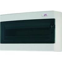 Rozdzielnica modułowa n/t 1x18 transparentna IP40 ECT18PT-S DIDO | 001101068 Eti
