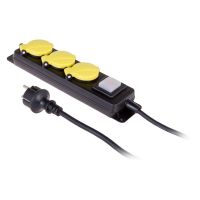 Przedłużacz warsztatowy 3x230V IP44 H05RR-F 3G1,5 3m PS-370WS/44/1,5/3 | W-99485 Plastrol