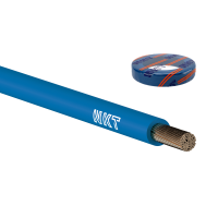 Przewód instalacyjny H07V-K (LGY) 6,0 450/750V, niebieski KRĄŻEK  | 160001069C0100 Nkt
