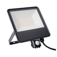 Naświetlacz LED z czujnikiem ruchu IQ-LED FL-50W 6000lm 4000K NW IP44 PIR czarny 5 lat Gwarancji | 33888 Kanlux