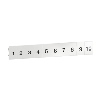 Etykieta LEGENDY CLIP-IN, PASEK NUMER (1 DO 10) | SSDZLN1 Schneider Electric