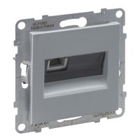Gniazdo RJ11, aluminium, Suno | 721361 Legrand