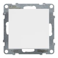 Łącznik 1-biegunowy 10 AX 250 V zaciski automatyczne, biały, Suno | 721101 Legrand