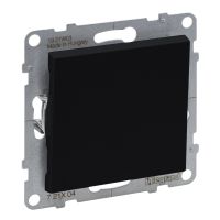 Łącznik 1-biegunowy 10 AX 250 V zaciski automatyczne, czarny, Suno | 721401 Legrand