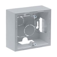 Puszka pojedyncza n/t, aluminium, Suno | 721394 Legrand