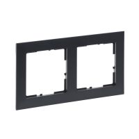 Ramka podwójna, ciemnoszary, Suno | 721552 Legrand