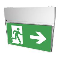 Oprawa SK-8 LED IP44 1,2W 3h jednozadaniowa PT biała, klosz opalizowany | SK8/1,2W/C/3/SE/PT/WL Awex