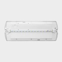 Oprawa HELIOS LED IP65 6x1W HHP 3h jednozadaniowa biała, klosz transparentny | HHP/6x1W/B/3/SE/X/TR Awex