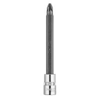 Końcówka wkrętakowa PZ2 na nasadce 1/4", długa, 87mm | 10-338 NEO TOOLS