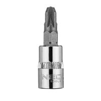 Końcówka wkrętakowa PZ3 na nasadce 1/4", krótka, 37mm | 10-321 NEO TOOLS