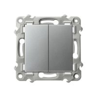 Łącznik podwójny schodowy srebro SZAFIR | ŁP-10Z/m/18 Ospel