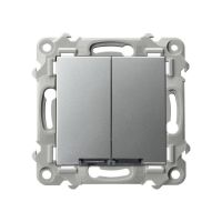 Łącznik podwójny schodowy srebro SZAFIR | ŁP-10ZS/m/18 Ospel