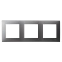 Ramka potrójna szary mat SZAFIR | R-3Z/70 Ospel