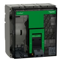 Wyłącznik, ComPacT NS1600N, 50kA przy 415VAC, 4P, stacjonarny, sterowanie ręczne, MicroLogic 5.0E, 1 | C160N45EFM Schneider Electric