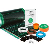 Zestaw folii grzewczej HD-G 140 W/m2, szer. 50 cm - BEZ TERMOSTATU - konektor BX - 12m2 | Z/GRN70/BT/BX/24 Heat Decor