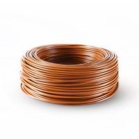 Przewód instalacyjny podwójnie izolowany brązowy – linka LgY 1,5mm2 - ROLKA 100 mb | HD-P.1,5.B.ROL Heat Decor