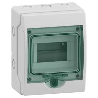 Rozdzielnica modułowa natynkowa 1x6 IP65 mMRV-1-6-NT-T drzwi transparentne, Mini Mureva  | 13442 Schneider Electric