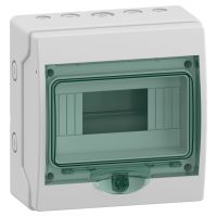 Rozdzielnica modułowa natynkowa 1x8 IP65 mMRV-1-8-NT-T drzwi transparentne, Mini Mureva  | 13443 Schneider Electric