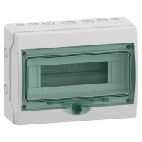 Rozdzielnica modułowa natynkowa 1x12 IP65  mMRV-1-12-NT-T drzwi transparentne, Mini Mureva  | 13444 Schneider Electric