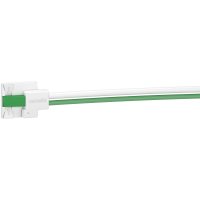 Kaseta odpływowa, Canalis KB, 16A, kabel 1M, L1+N, zielona | KBC16DCS101T Schneider Electric